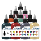 50 Fabulous Colors Set 1 Tattoo Ink - tommys supplies